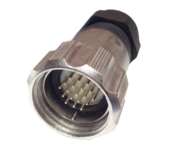 CMEP30B19AuQ CONECTOR MILITAR MACHO AEREO 19 PINES IP67