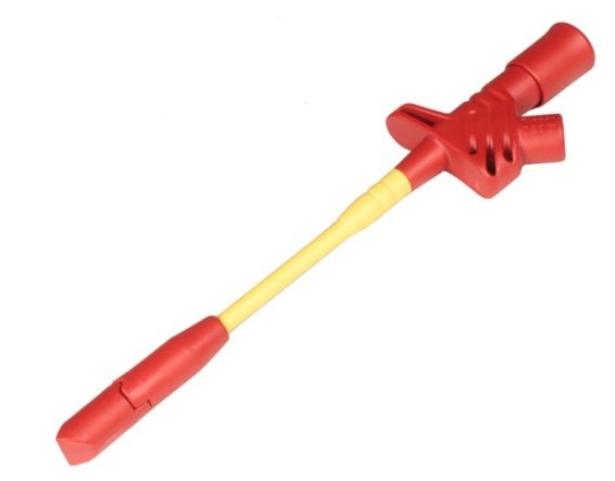 KLEPS 2700 PINZA TEST HIRSCHMANN ROJA 1000V 10A