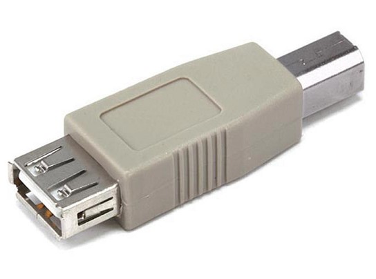 ADAPTADOR USB B MACHO A USB A HEMBRA