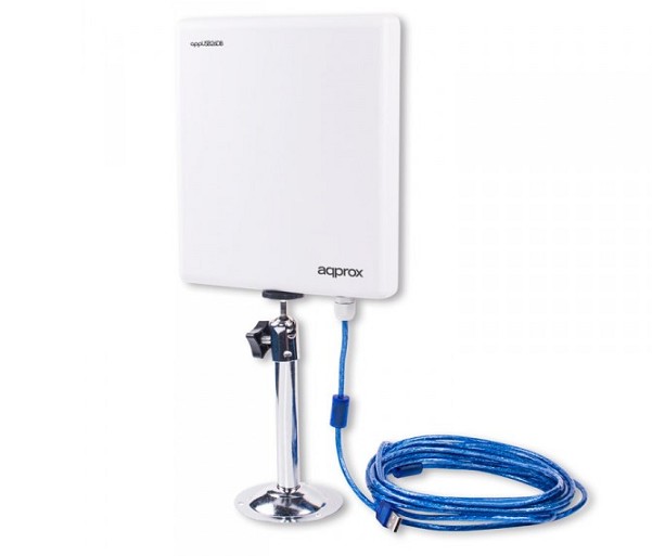 APPUSB26AC ANTENA WIFI PANEL USB ALTA GANANCIA 26dBi