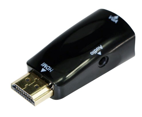 ADAPTADOR DE HDMI a VGA CON AUDIO