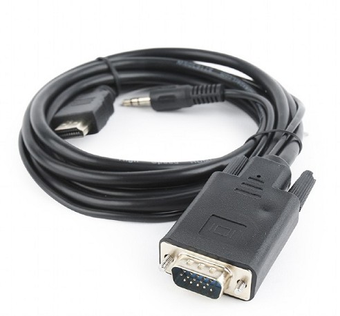 CABLE HDMI A VGA CON AUDIO 1.8m