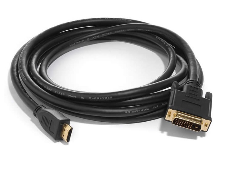 HDMI-DVI-5 CABLE DVI MACHO A HDMI MACHO 5m