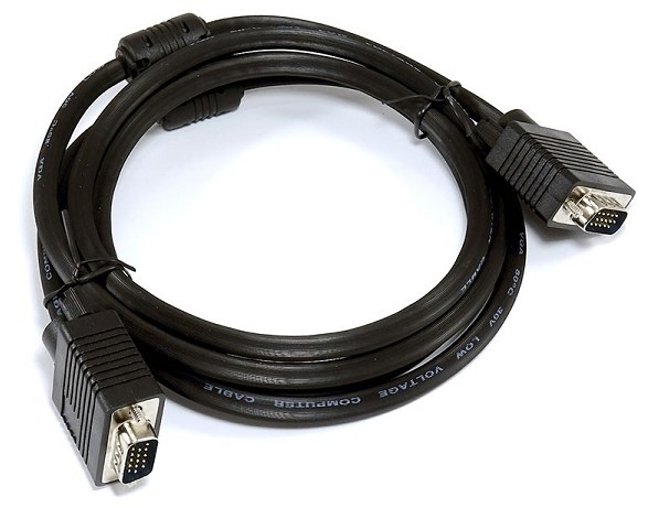 CABLE VGA MACHO A MACHO CON FERRITAS 15m