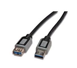 CABLE USB 3.0 TIPO A MACHO A HEMBRA 1.8m