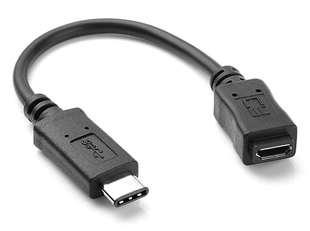 ADAPTADOR USB-C a MICRO USB-B 2.0 0.1m