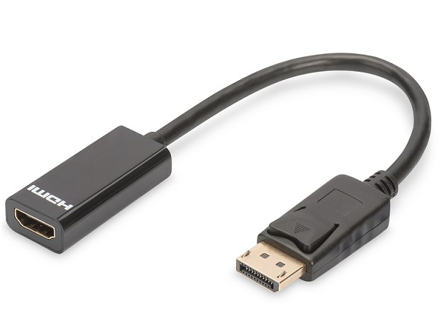 ADAPTADOR DISPLAYPORT MACHO a HDMI HEMBRA 15cm