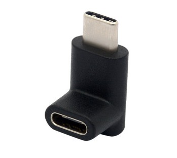 ADAPTADOR USB-C HEMBRA A MACHO 90º