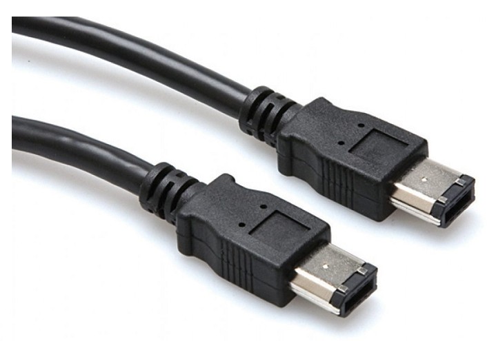 CABLE FIREWIRE 1394a 6 PINS MACHO A MACHO 0.5m