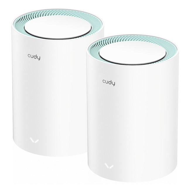 AMPLIFICADOR WIFI MESH CUDY AC1200 PACK 2 UNIDADES