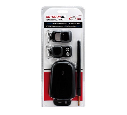 KIT RF EXTERIOR Y 2 EMISORES 433Mhz PARA EXTERIOR