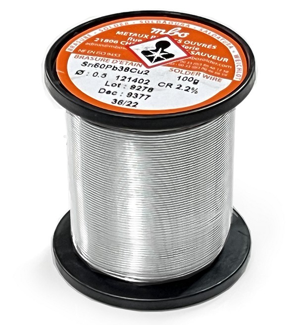 TRIMETAL SOLDER WIRE 0.5mm. 100gr