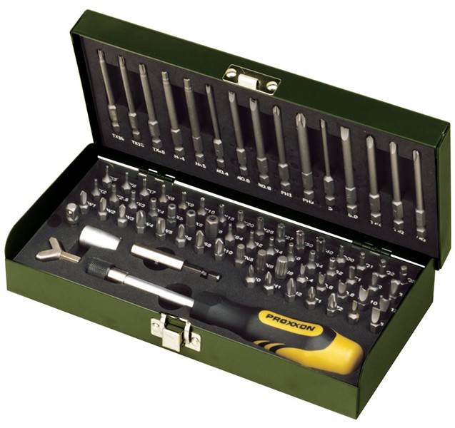 23107 ESTUCHE PROXXON DESTORNILLADOR 75 PUNTAS