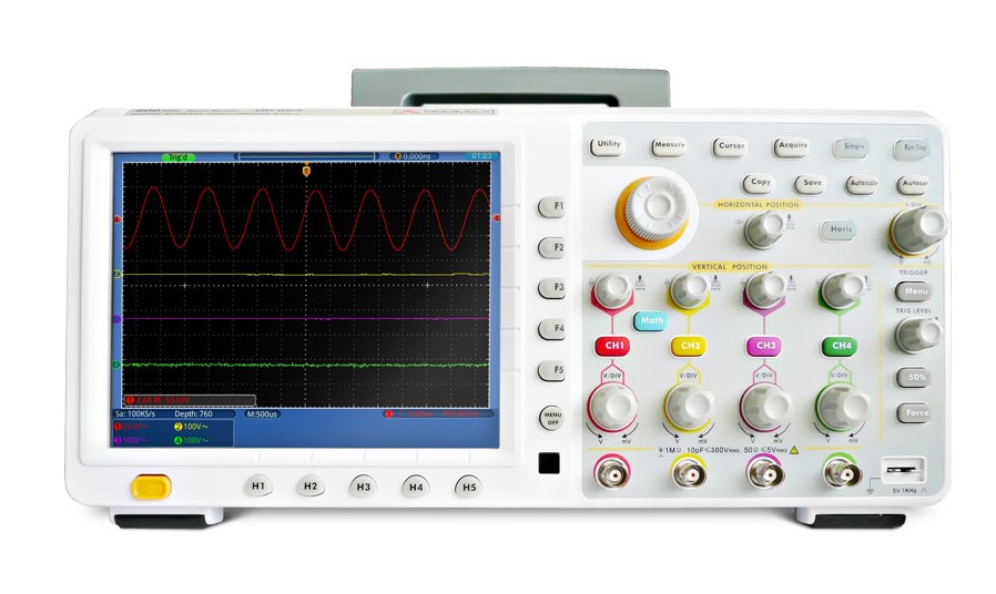 OD-624B OSCILOSCOPIO TACTIL PROMAX 4 CANALES 200Mhz