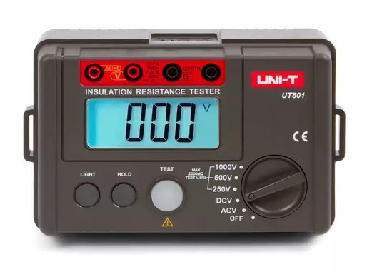 MEDIDOR DE AISLAMIENTO UNI-T UT501A 1000V