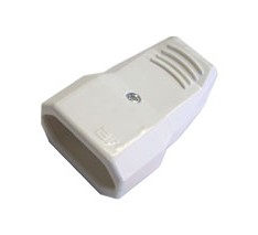 FEMALE BIPOLAR AIR-SIDE 10A 250V WHITE