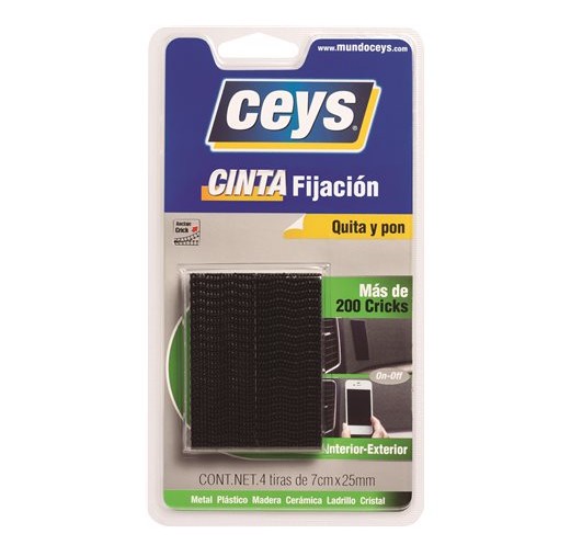 CINTA FIJACION CEYS NEGRA