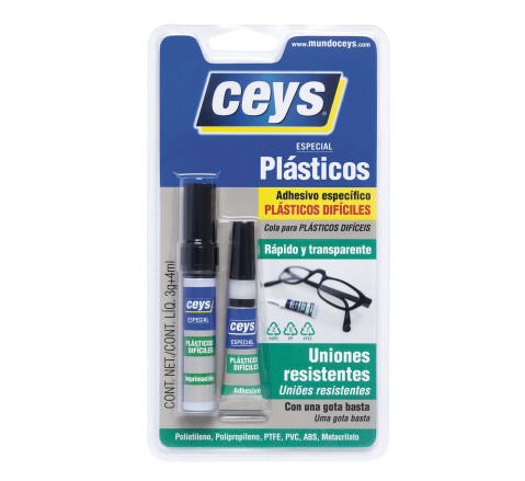 ADHESIVO CEYS PARA PLASTICOS DIFICILES