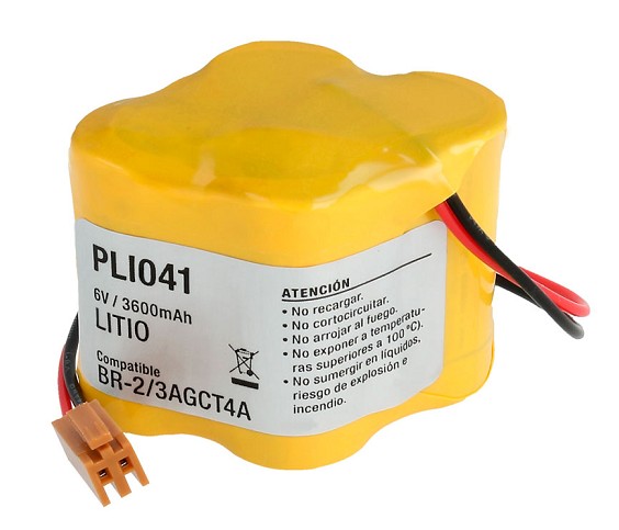 PLI041 PACK BATERIAS LITIO BR-2/3GCT 6V 2800mA