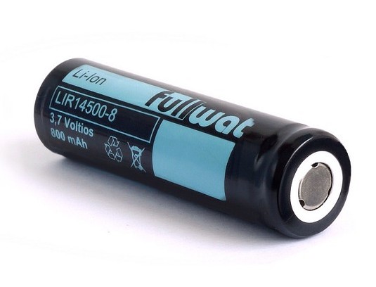 BATERIA LITIO ICR14500 AA 3.7V 800mAh