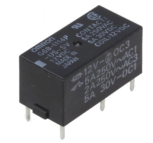 RELE OMRON G6B-1114P 12VDC 5A SPNO