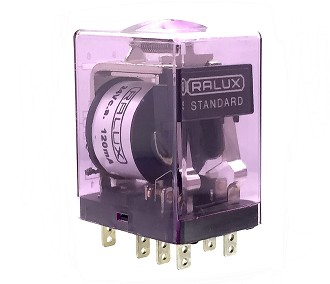 RELE RALUX NP 110V DC 2 CONTACTOS 10A