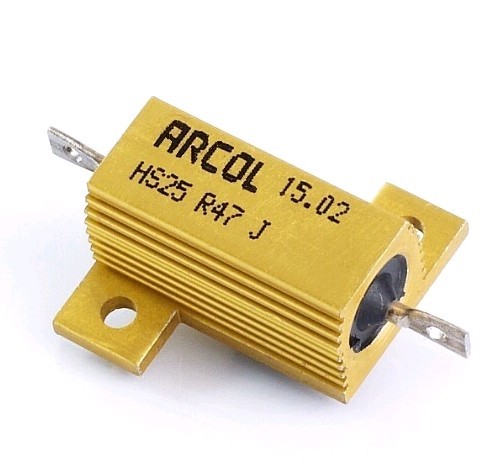 RESISTENCIA DE POTENCIA ARCOL 25W 4.7 Ohm 5%