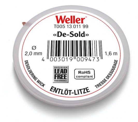 DESOLDERING TAPE   2mm.