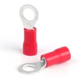 FASTON TERMINAL PREINSULATED ROUND RED  TR-104