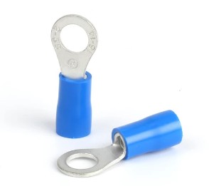 FASTON TERMINAL PREINSULATED ROUND BLUE RTA108 --