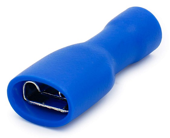 FASTON TERMINAL INSULATED FEMALE BLUE RTFAE