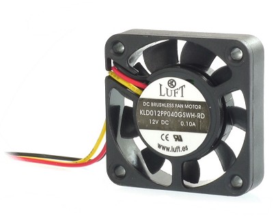 FAN 40x40x10 mm 12V DC 3 WIRES