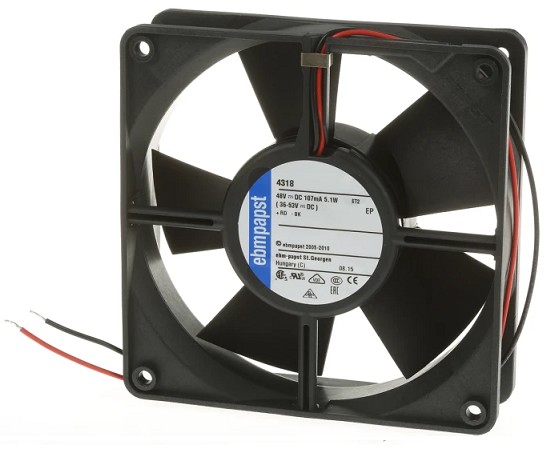 4318 VENTILADOR EBM-PAPST 120x120x32 mm 48V DC