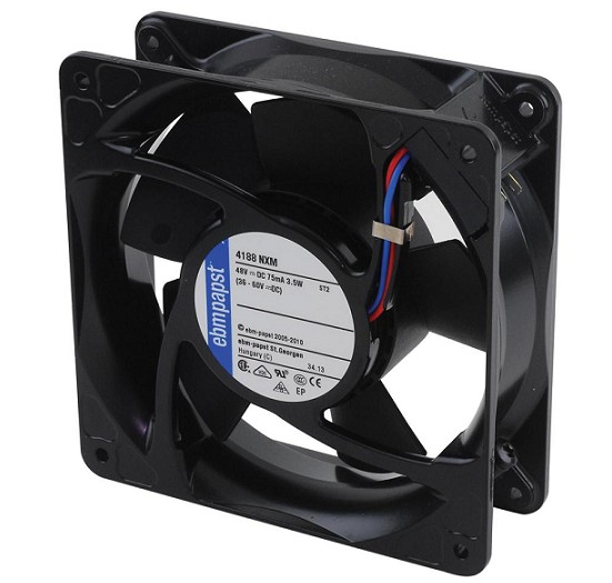 4188NXM VENTILADOR EBM-PAPST 120x120x38 mm 48V DC