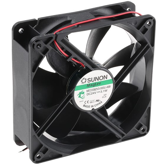 HIGH PERFORMANCE FAN 120x120x38mm 24V DC