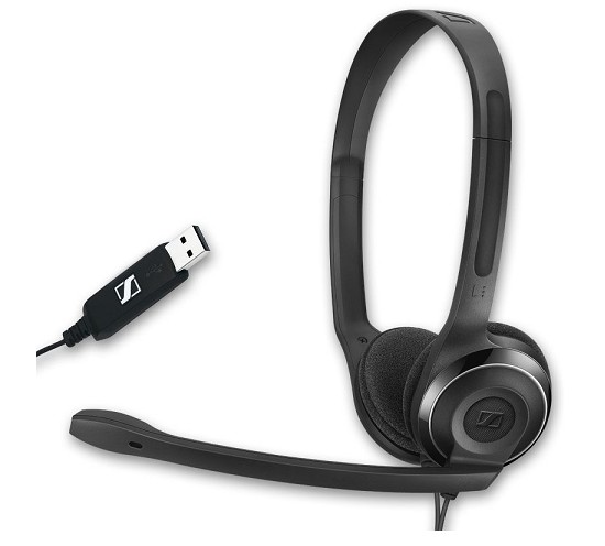 Epos PC 3 Chat Auriculares Estéreo con Micrófono Negros