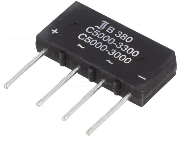 PUENTE RECTIFICADOR B380C5000 380V 5A