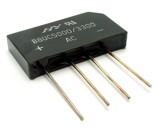 PUENTE RECTIFICADOR B80C5000 80V 5A