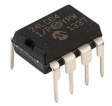 EPROM MEMORY 24LC64 = 24C64 DIP-8