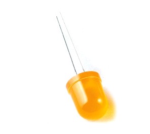 pobreza Mecánico tubo LED NARANJA ALTO BRILLO 10mm 10.000 mcd