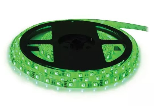 TIRA LED FLEXIBLE VERDE 5050 IP65 MODULO 3 LED