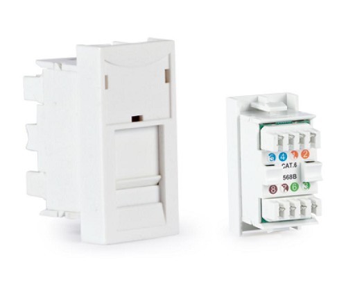 WP-49RJ BASE HEMBRA RJ45 FTP CAT-6