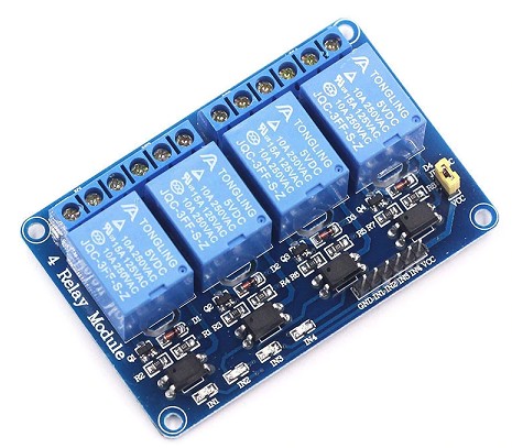 ARDUINO SHIELD MODULO 4 RELES 5V