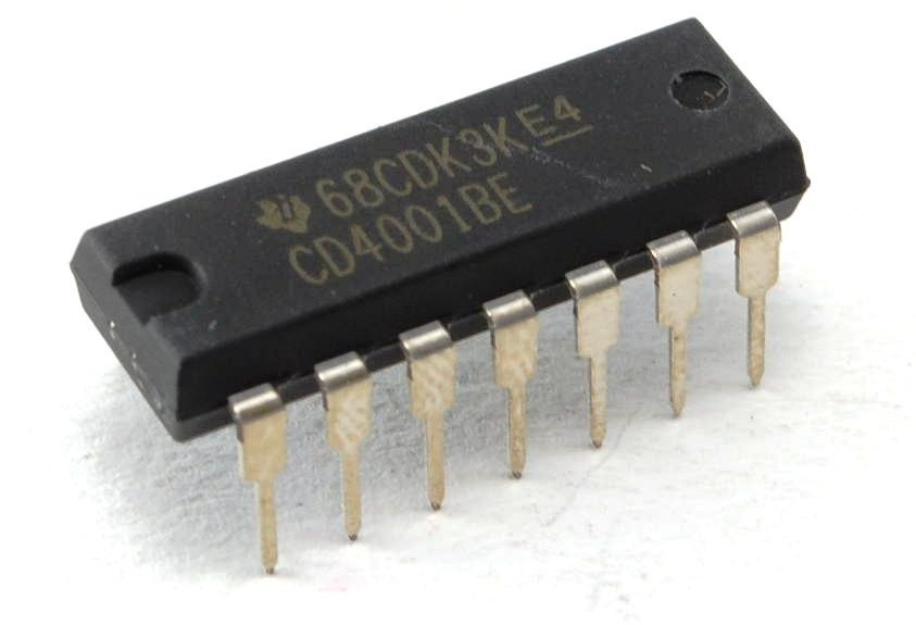 INTEGRATED CIRCUIT CD4001 DIL-14