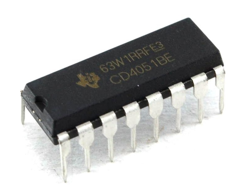 INTEGRATED CIRCUIT CD4051 DIL-16