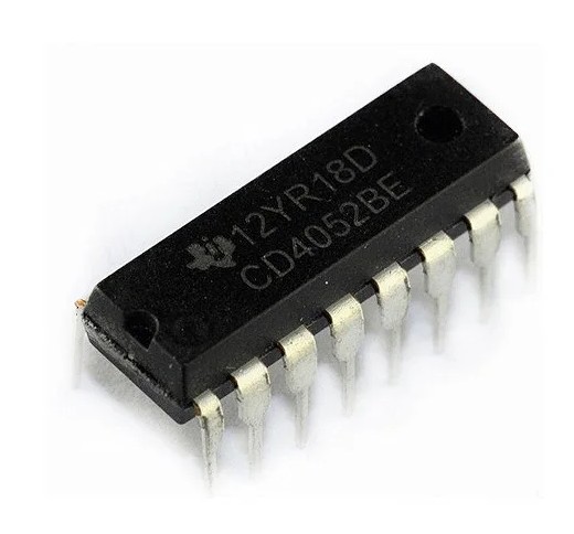INTEGRATED CIRCUIT CD4052 DIL-16