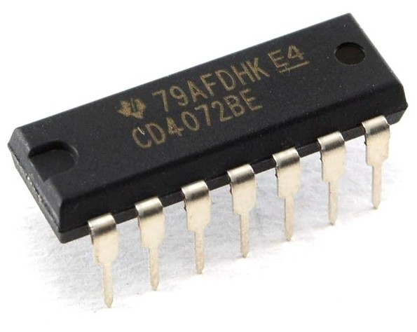 INTEGRATED CIRCUIT CD4072 DIL-14