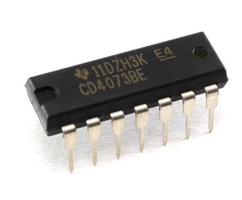 INTEGRATED CIRCUIT CD4073 DIL-14