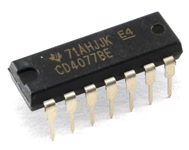 INTEGRATED CIRCUIT CD4077 DIL-14