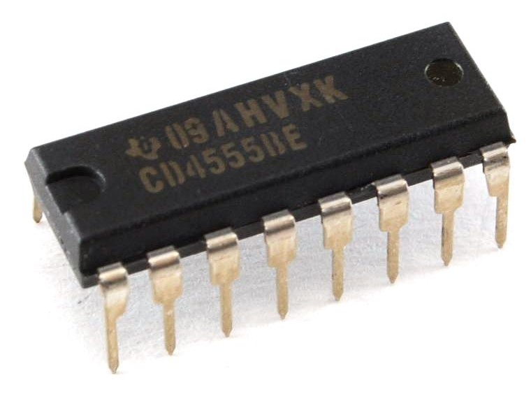 INTEGRATED CIRCUIT CD4555 DIL-16